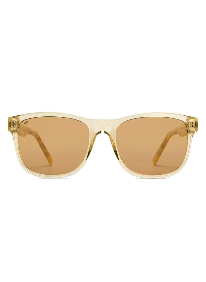 فينسينت تشيس Women's Full Rim Rectangular In Bloom Branded Latest And Stylish Sunglasses Polarized And 100% UV Protected Women Large VC S16662