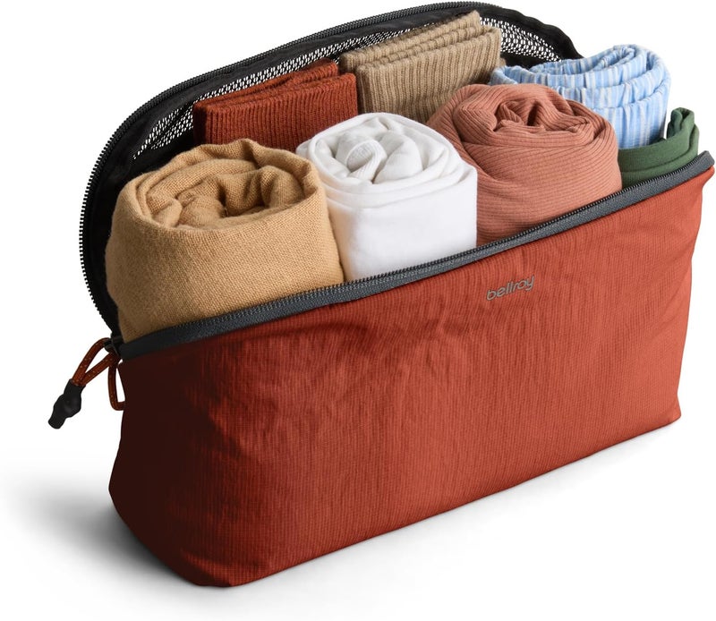 BELLROY Popular trusted craftsmanship Packing Cube 12L (organizer packing pouch with internal zip pocket and durable, lightweight design) - Clay Upgraded classic design - Image 2