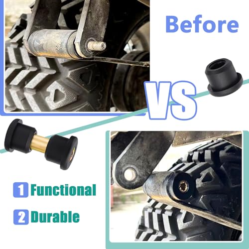 Drive-up Rear Leaf Spring for Club Car DS, Polyurethane Bushing and Sleeve Screw Kit for DS 1992-Up Golf Carts, OEM 1015583 1012303 8755 - Image 5