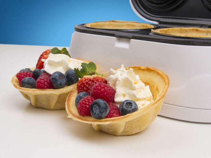 StarBlue Double Waffle Bowl Maker by StarBlue - White - Make bowl shapes Belgian waffles in minutes | Best for serving ice cream and fruit | Gift ideas 110V 50/60Hz 1200W - Image 5
