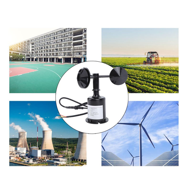 ABS Material Wind Speed Sensor With 3 Cups For Greenhouse Environment Monitoring - Image 5