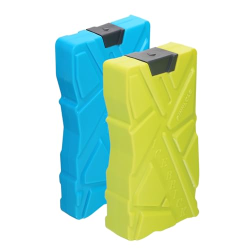 Pinnacle Ice Bricks 600 ML (Pack of 2) | Ice Pack for Ice Box | Leakproof Cold Pads | Reusable Long Lasting Freezer Ice Blocks | Cooler Accessory for Camping, Travel & Picnic - Image 1