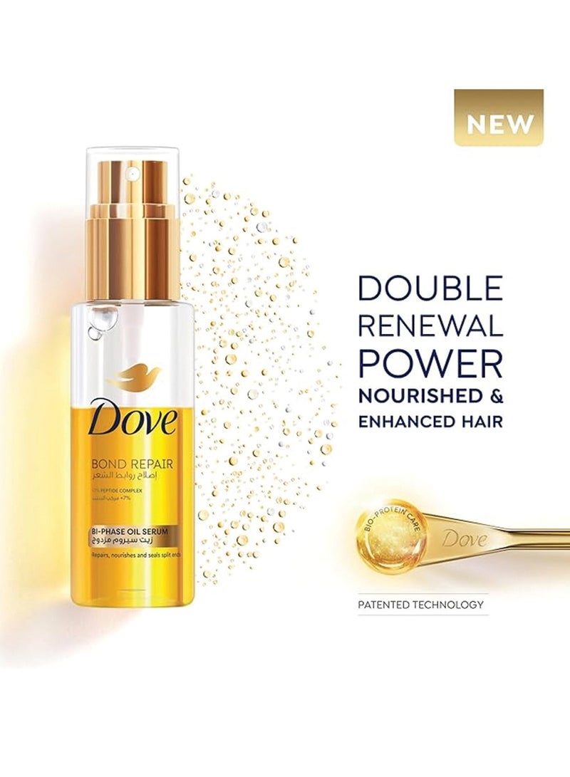دوف سيروم زيت ثنائي الطور لإصلاح روابط الشعر 80 مل - Image 2