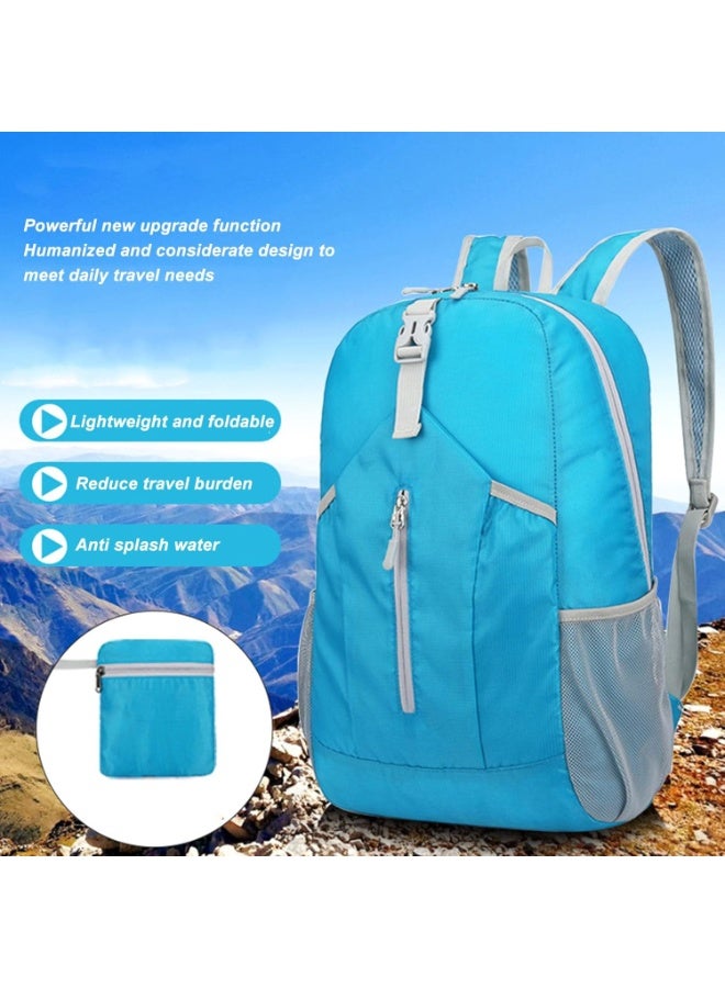 BlueFire Ultralight Foldable Backpack 20-35L, Waterproof & Tear-Resistant Hiking Backpack for Men & Women, Compact Daypack for Travel, Camping, & Outdoor Activities | Large Capacity Packable Rucksack - Image 4