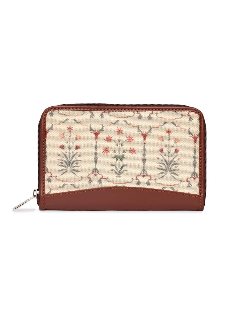 ZOUK Women's Handcrafted Classic Chain Wallet - Image 1
