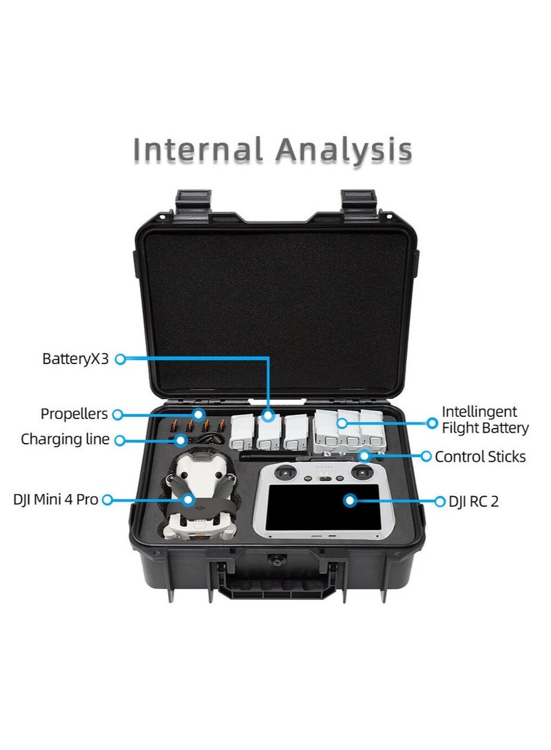 For DJI Mini 4 Pro Drone Accessories Carrying Case Explosion-proof Storage Box - Image 5