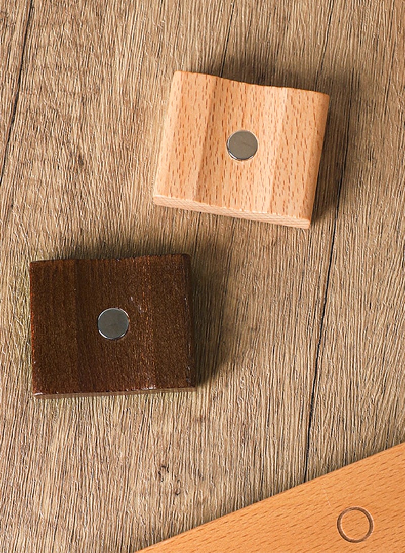 55cm beechwood long-handled shoehorn with a magnetic base. It is convenient to put on shoes and is suitable for the elderly, pregnant women, men and women. - Image 3