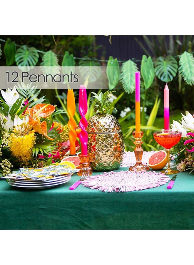 Talking Tables Tropical Fiesta Palm Leaf Garland, 1.5 Meter Length, Green - Image 3