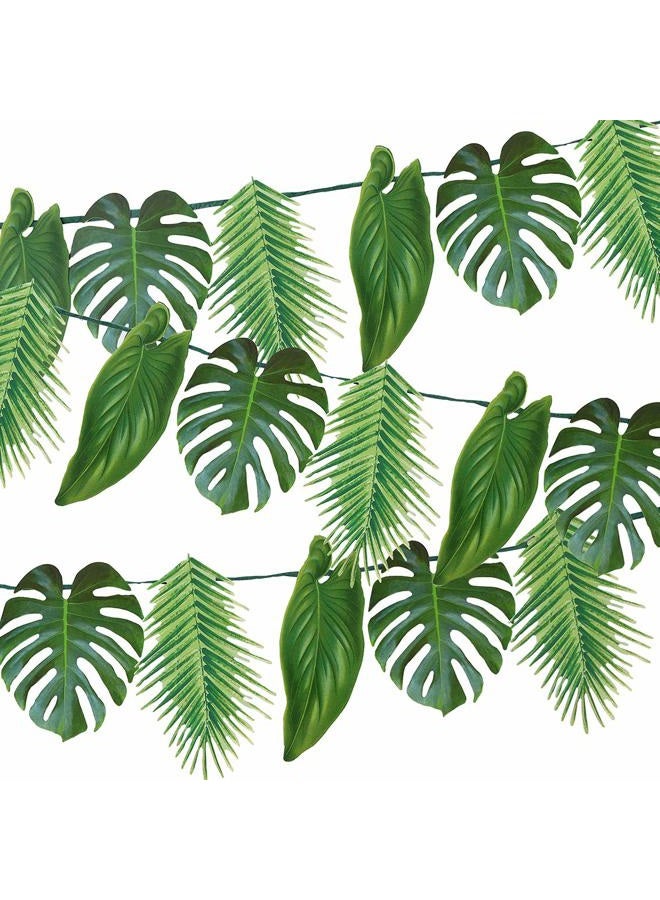 Talking Tables Tropical Fiesta Palm Leaf Garland, 1.5 Meter Length, Green - Image 1