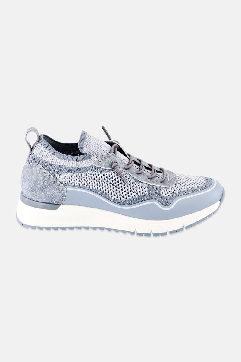 XOXO Women Lace Up Casual Shoes, Light Grey - Image 2
