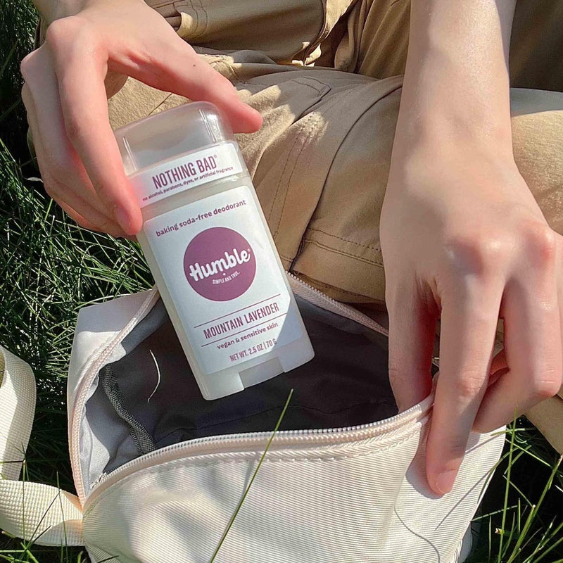 HUMBLE SIMPLE AND TRUE. HUMBLE BRANDS Aluminum-Free Deodorant, Vegan and Cruelty- free, Formulated for Sensitive Skin, Mountain Lavender, 2.5 Ounce (Pack of 1) - Image 4