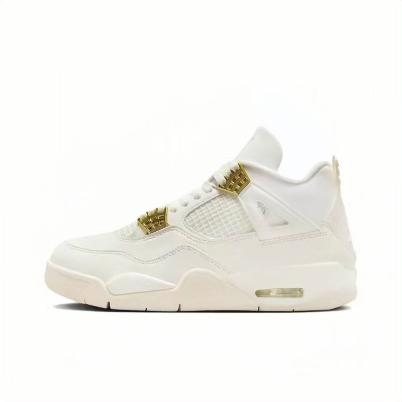 Putian Shoes Aj4 Paris Black Cat Oxidized Green Gray Mouse White Cat Joe 4 Non-Slip Wear-Resistant Versatile Men''s and Women''s Basketball Shoes - Image 4