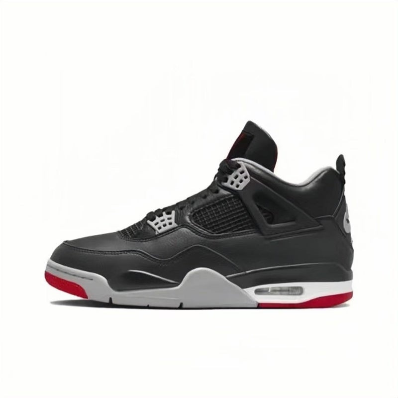Putian Shoes Aj4 Paris Black Cat Oxidized Green Gray Mouse White Cat Joe 4 Non-Slip Wear-Resistant Versatile Men''s and Women''s Basketball Shoes - Image 1