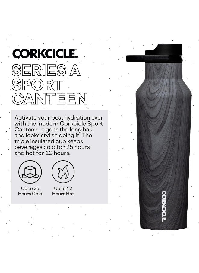CORKCICLE - Corkcicle Sport Canteen Insulated Tumbler, Burnt Wood, 20 oz – Reusable Water Bottle Keeps Beverages Cold for 25 Hours & Hot 12 Hours – Cupholder Friendly Tumbler with Screw-On Cap - Image 1
