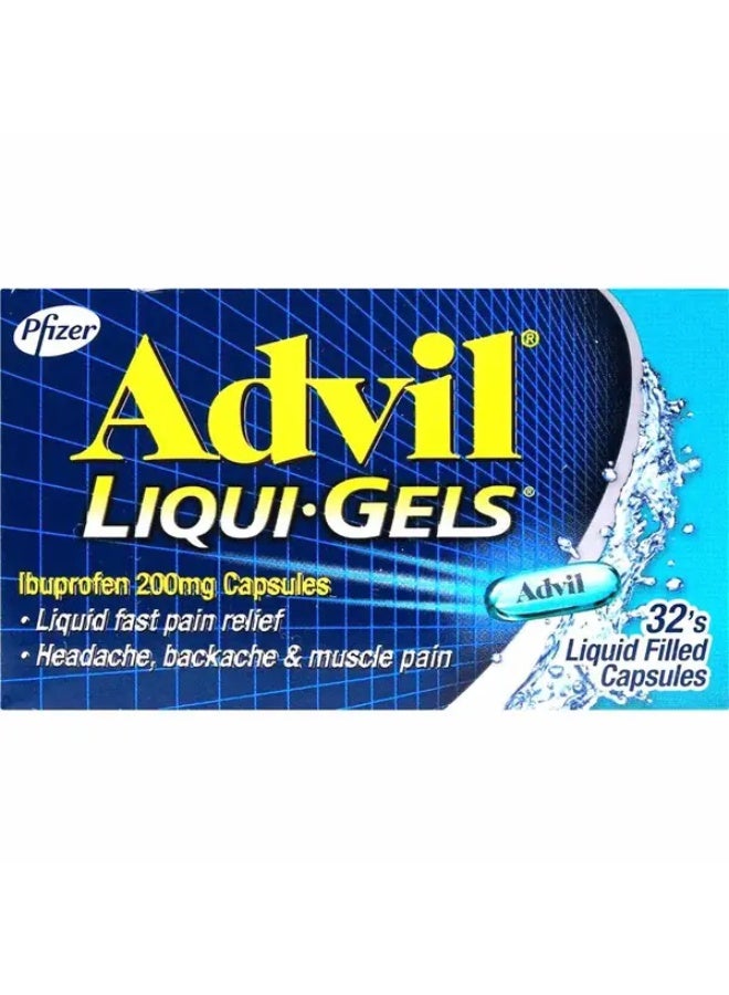Advil Liquid Gels 200mg 32s