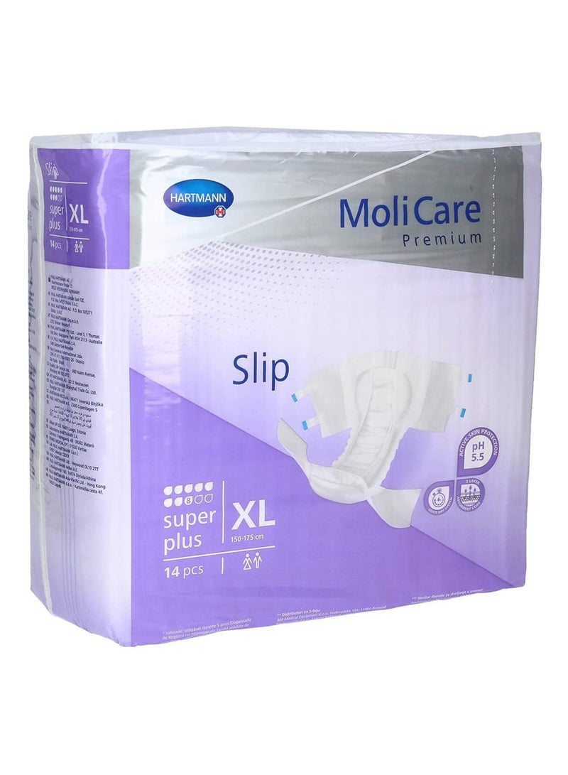Hartmann Molicare Premium Elastic 8D Brief Incondinance Size Large-14 Count - Image 2