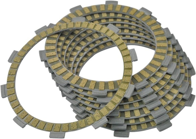 QASULER 8PC Motorcycle Friction Clutch Discs Plates - Image 1