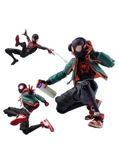 General Into The Spider-Verse Miles Morales Sentinel SV Super Heroes 6 inches Joints Moveable Action Figure Collectable Model Ornaments Toy Box Set  - Image 1