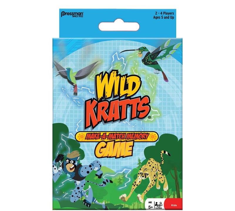 Pressman Wild Kratts Make A Match in Box Game Multicolored 5 60 months to 180 months - Image 3