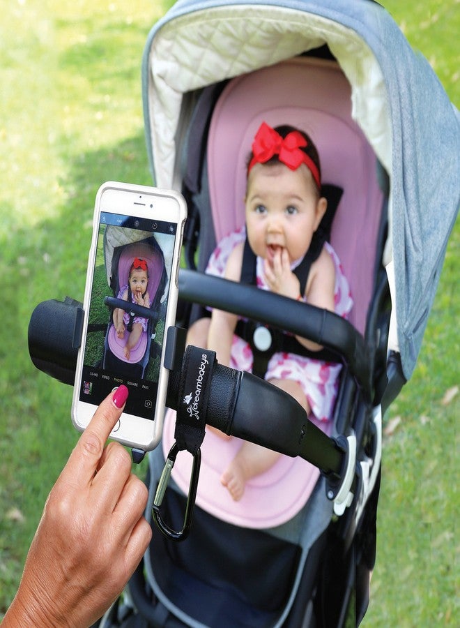 Dreambaby Stroller EZY-Fit Phone Holder- Suitable for Most Phones Including iPhone, Samsung, Motorola- Fits All Strollers, Prams, Wheelchairs, and More - Image 3