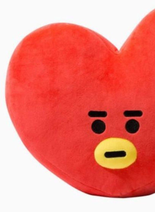 Soft Toy Creative Cartoon Heart Plush Pillow, Red  - Image 2
