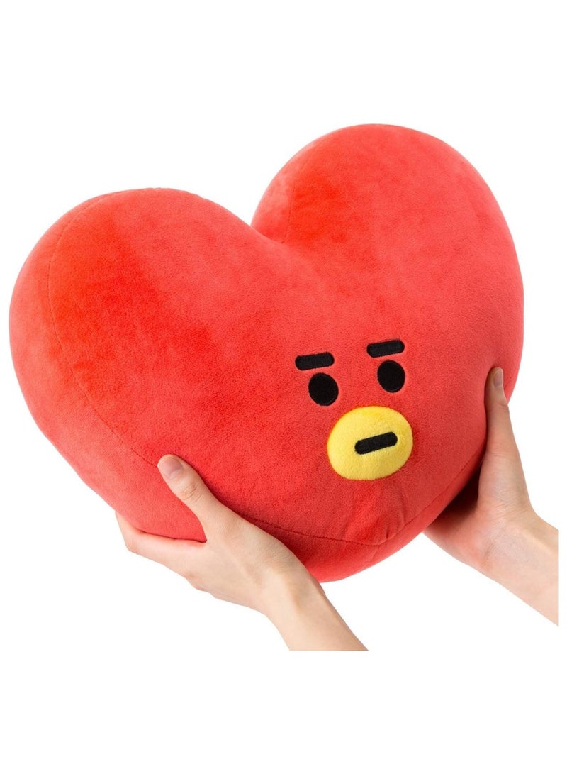 Soft Toy Creative Cartoon Heart Plush Pillow, Red  - Image 3
