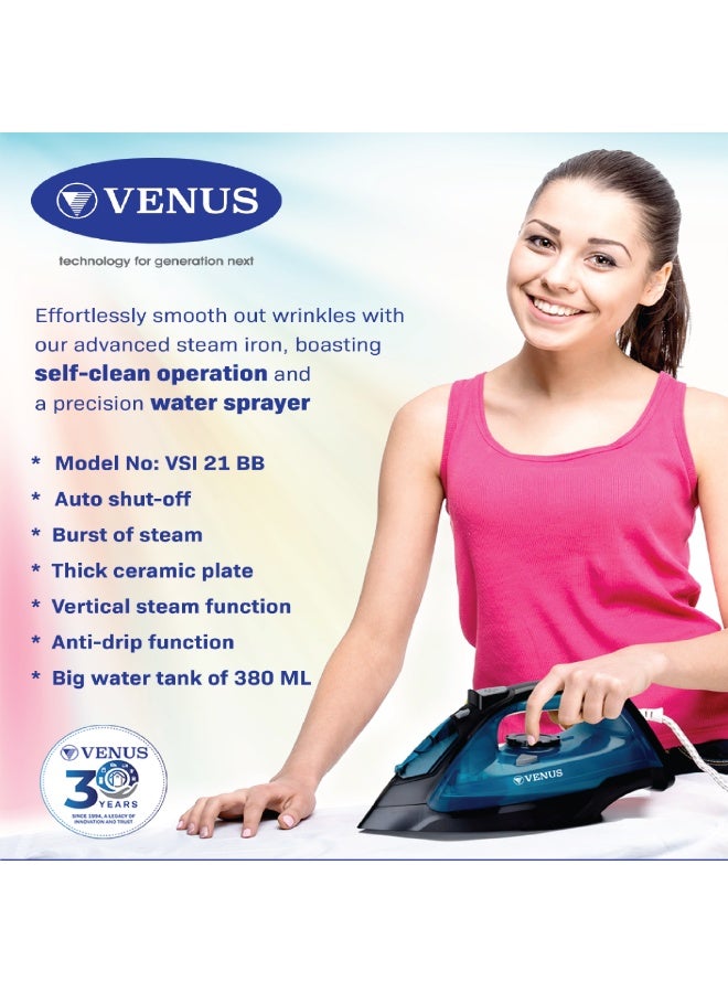 Venus Steam Iron VSI21BB - Image 4