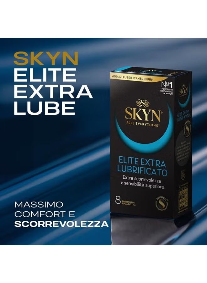 SKYN Elite Extra Lub-Ultra Thin and Extra Lubricato,8 Pieces Condom - Image 1