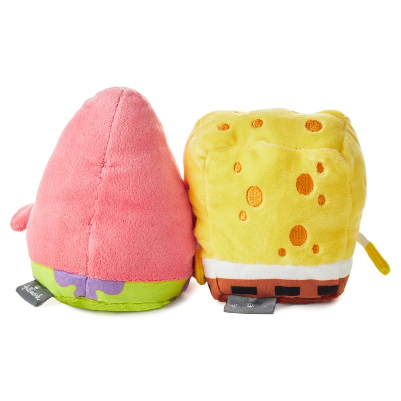 Hallmark Better Together Nickelodeon Magnetic Plush (Spongebob and Patrick) 5.75"" Stuffed Toys  Easter Gifts for Kids - Image 4