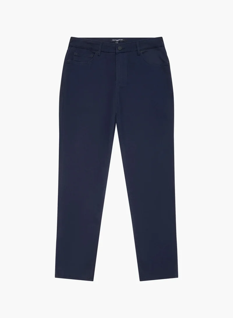 French Connection Navy Cotton Stretch 5 Pocket Jeans for Men | Best Price UAE