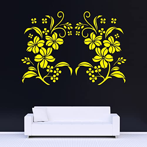 ARandNJ Combo Stencil for Wall Painting (Size:- 16X24 Inch) Theme:-Beautiful Flower DIY Reusable Painting Design Suitable for Bedroom,Living Room Entrance (Pack of 2) - Image 3