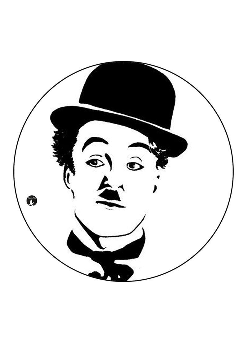 RKN Charlie Chaplin Printed Mouse Pad  Multicolour
