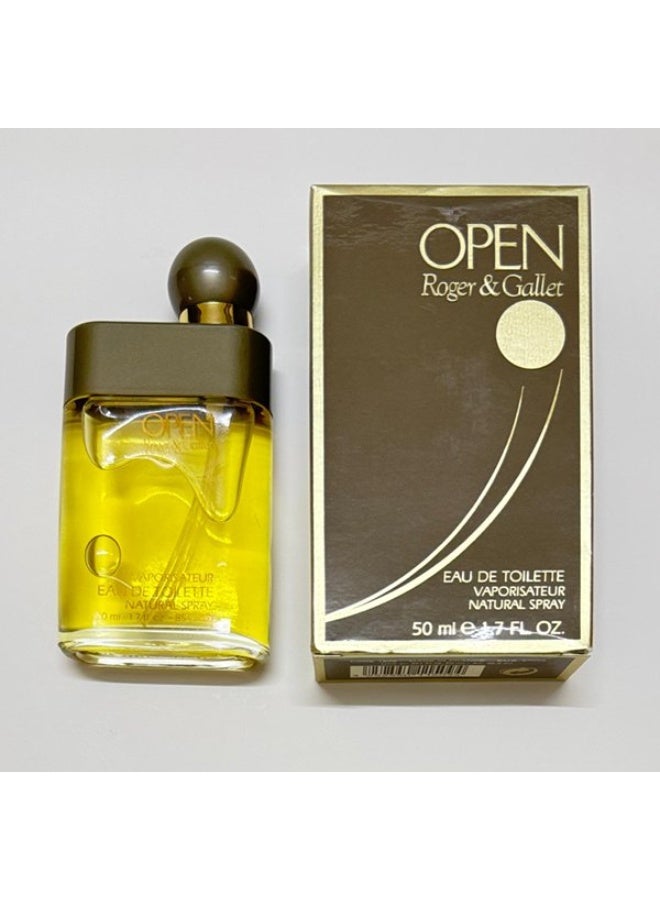 ROGER & GALLET Open By Roger Gallet Eau De Toilette 50Ml Spray Original Rare Collection - Image 1