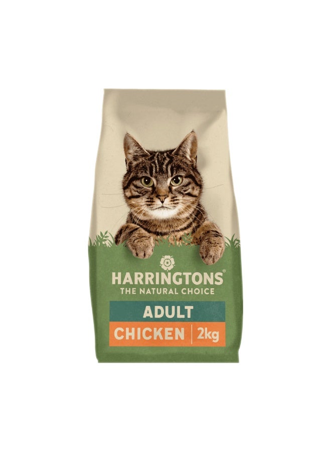 Harringtons Complete Chicken Adult Dry Cat Food - 2kg - Image 1