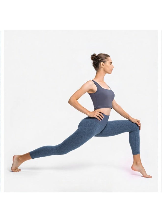 NIBEMINENT Essential/Pure&Plain 7/8 Leggings, High Waisted Compression Soft Pants Workout Athletic Yoga Pants 24" - Image 2