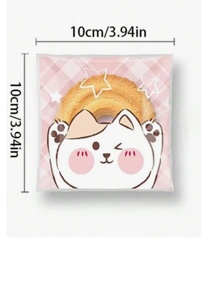 توزيعات العيد اكياس توزيعات العيد و هدايا العيد اكياس تغليف كوكيز 50 قطعة بتصميم رسومات كرتونية جميلة مناسبة للاطفال و توزيعات العيد والهدايا و الحلويات قابل للاغلاق باحكام متنوع الاشكال و التصاميم - Image 2