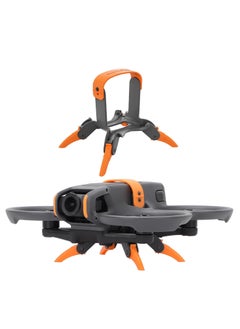 KASTWAVE Avata 2 Landing Gear Foldable, Drone Landing Pad, Quick Release Extension Leg for DJI Avata 2 Accessories, Leg Foldable Extended, Height Extension Leg for DJI Avata 2 Drone (Orange)  - Image 1