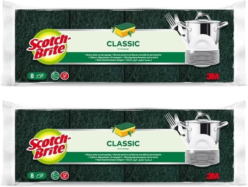 Scotch Brite إسفنجة تنظيف سكوتش-برايت الثقيلة الكلاسيكية لحماية الأظافر - Image 1
