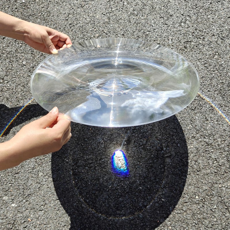 2Pack Large Fresnel Lenses 300mm1181 Focal Length 200mm Acrylic Magnifier for Solar Heating Solar Cooking Visual Education Focal Length 200mm