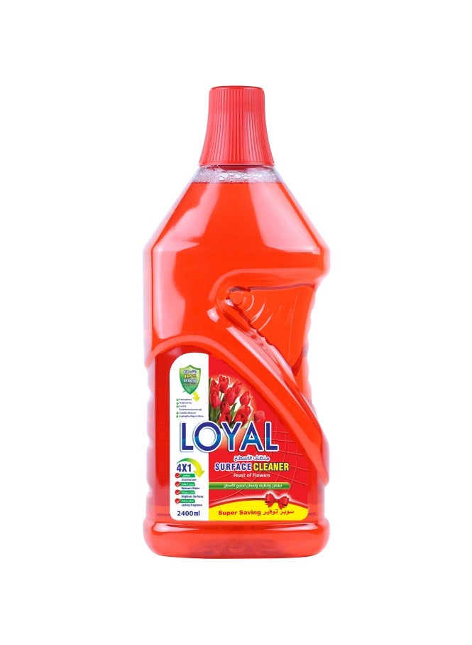 loyal منظف سطح عيد الزهور الأحمر 2400 مل - Image 1