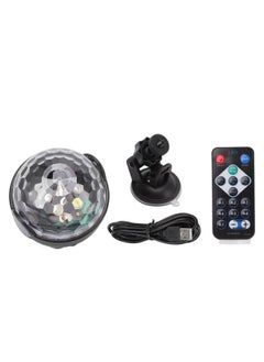 Thoraya USB Ball Light 7 Modes Sound Control Round Ball Stage Light RGB Ambient Projection Lamp with Remote Control  - Image 1