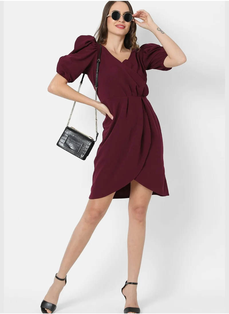 Campus Sutra Casual Midi Dress