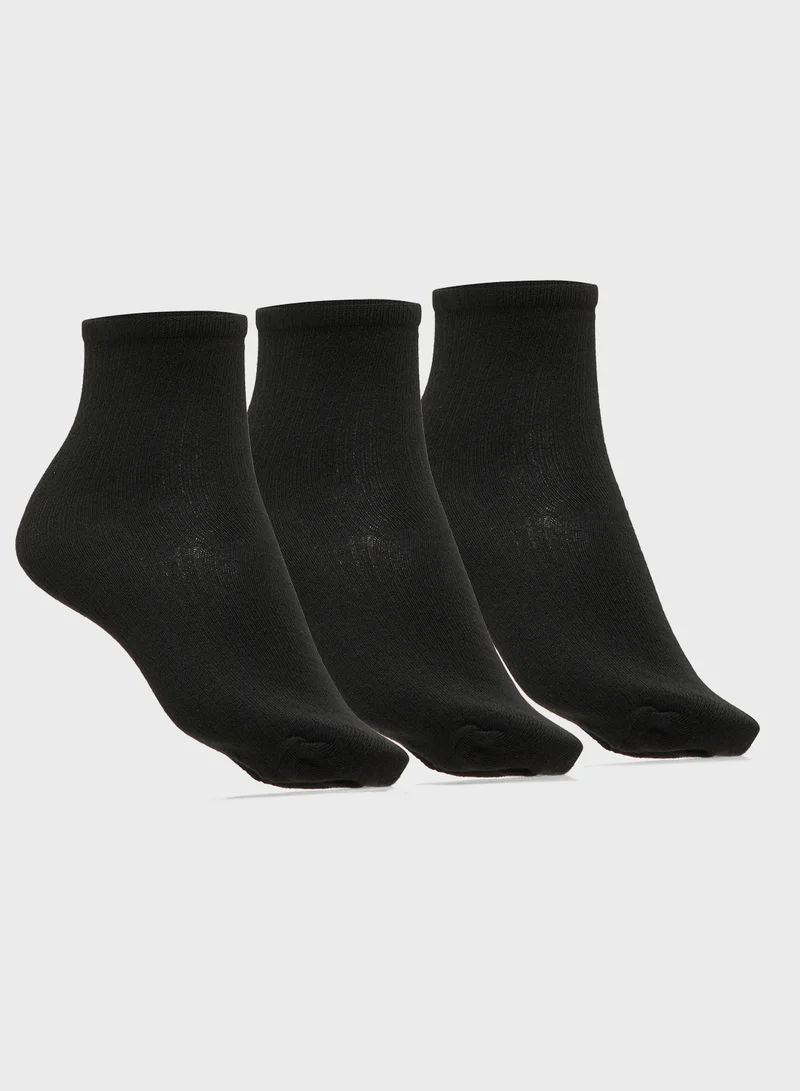 جينجر 3PK Crew Socks