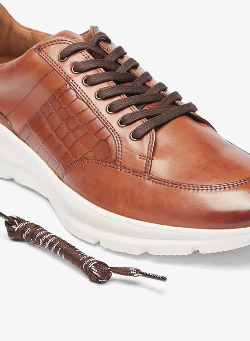 دوتشيني سنيكرز رجالي بنقوش مع إغلاق برباط - Image 5