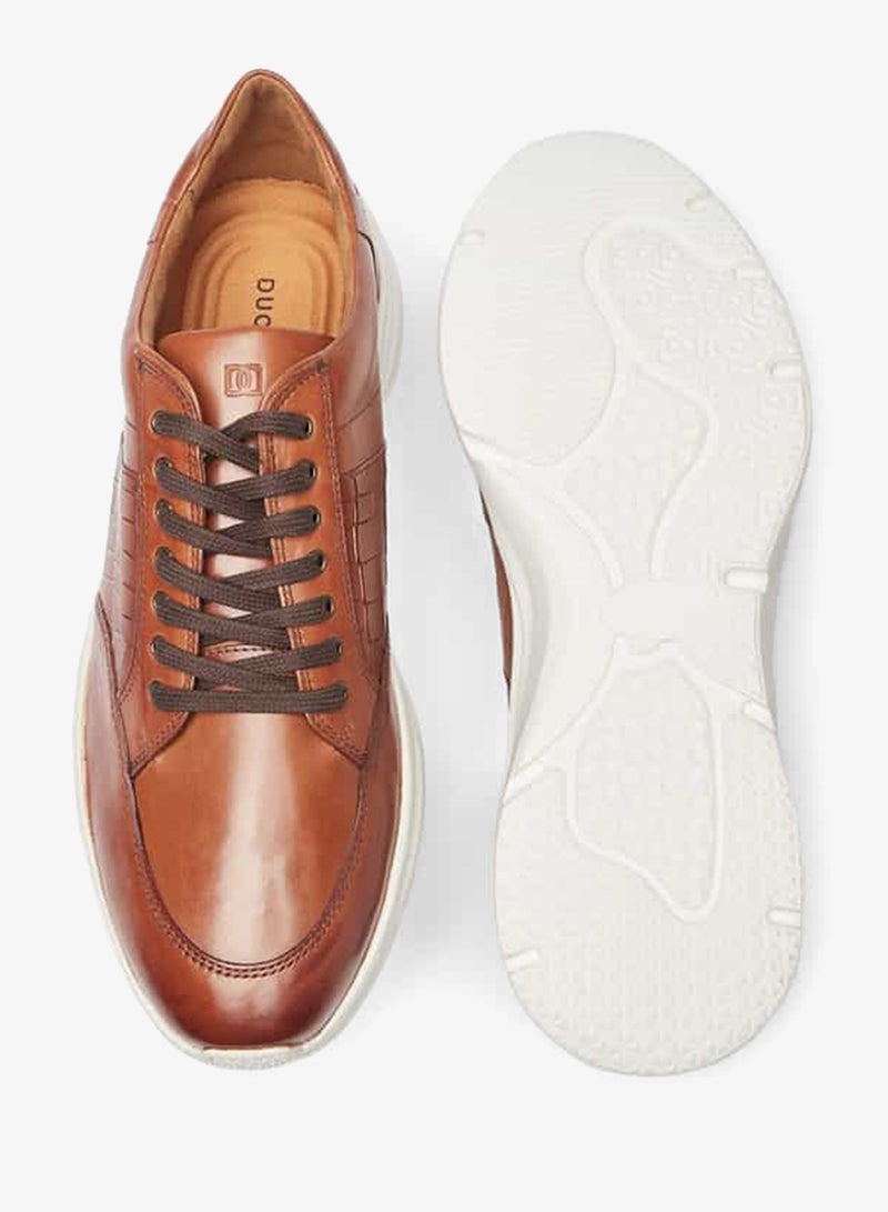 دوتشيني سنيكرز رجالي بنقوش مع إغلاق برباط - Image 4