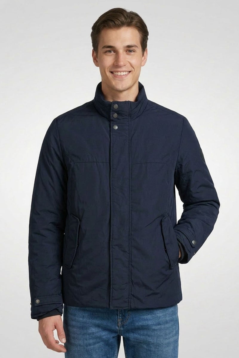 Harmont & Blaine Harmont Blaine Jeans Men Plain Parka Jacket, Navy - Image 1