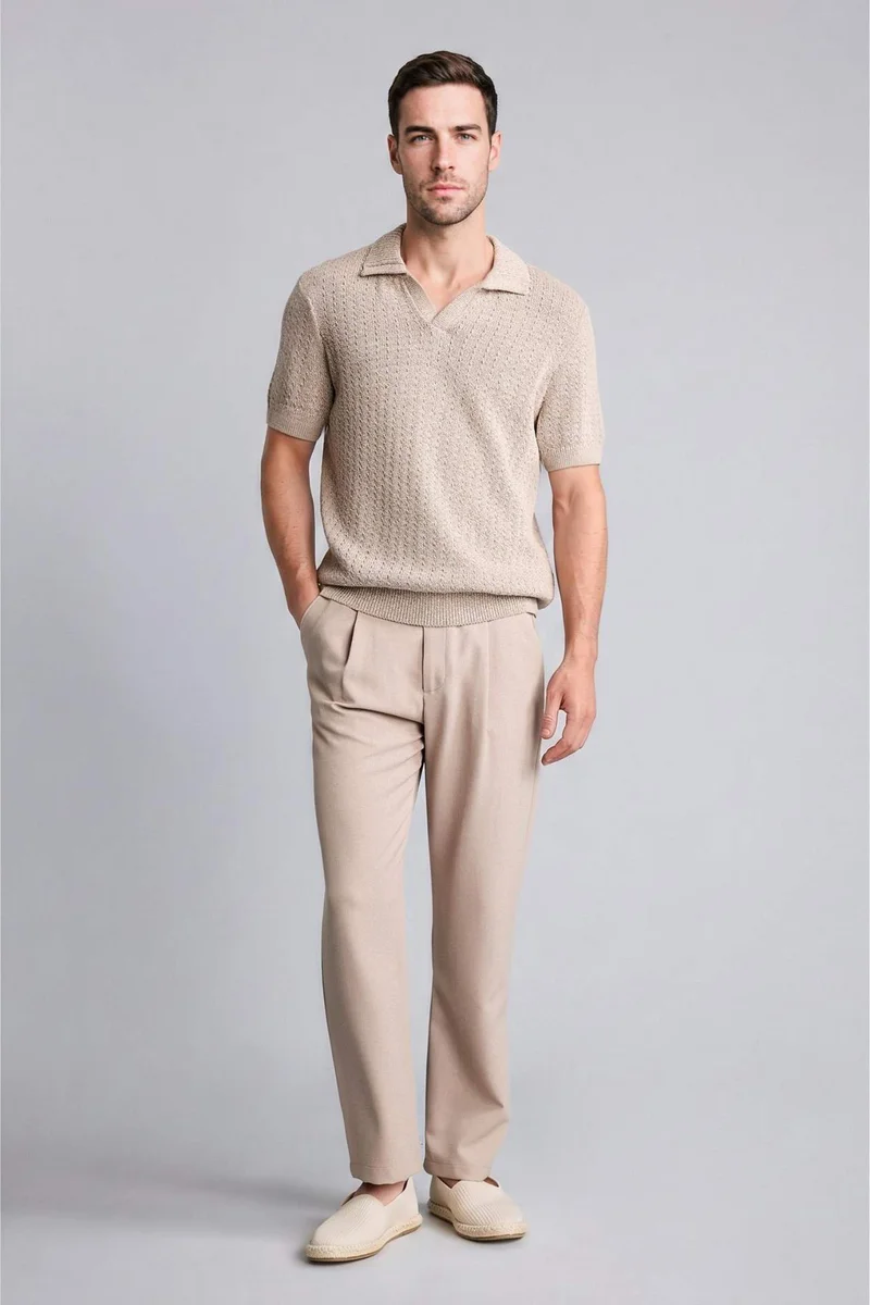 ديفاكتو 100% Cotton Polo T-Shirt