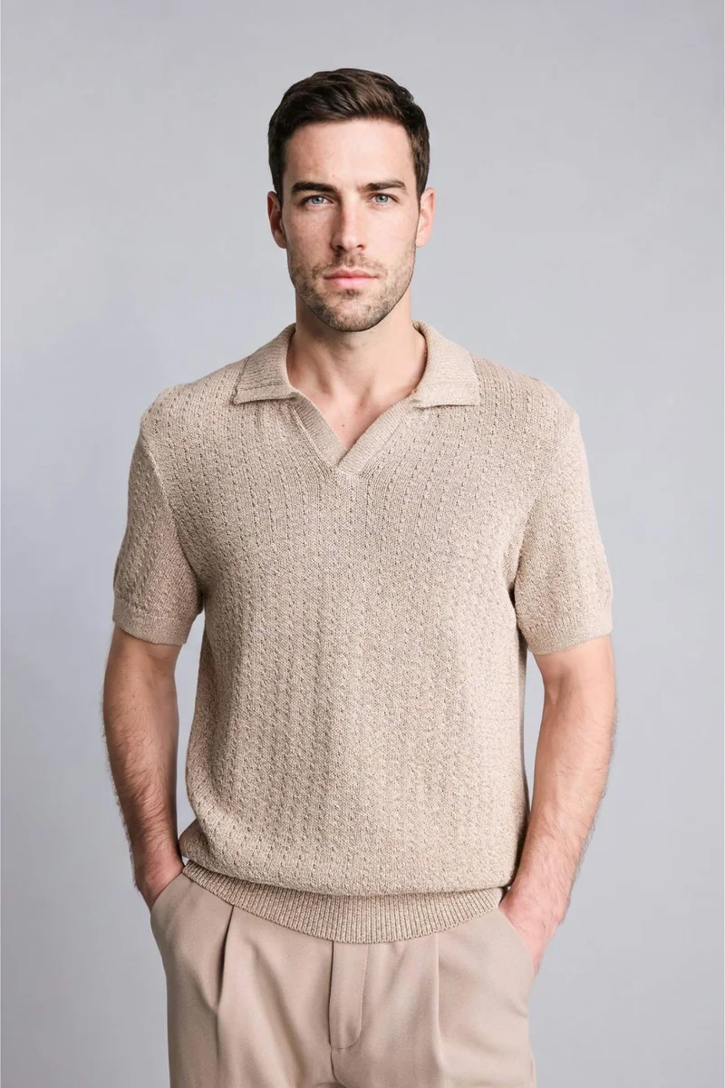ديفاكتو 100% Cotton Polo T-Shirt
