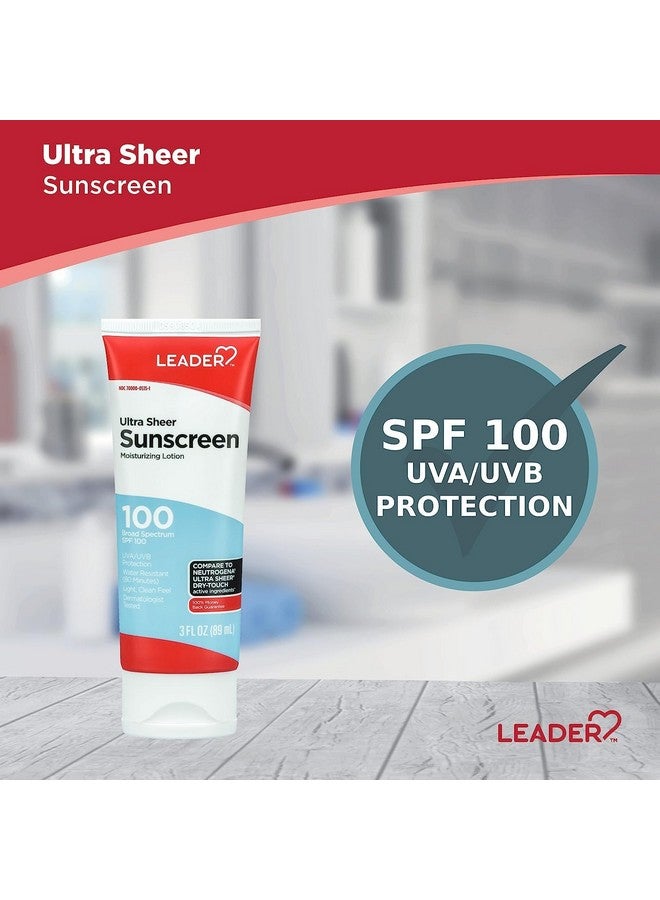 ليدر واقي الشمس للسفر من ليدر بعامل حماية من الشمس 100+، لوشن فائق الشفافية مقاوم للماء وغير دهني بعامل حماية واسع النطاق 100+، 3 أونصة سائلة - Image 4