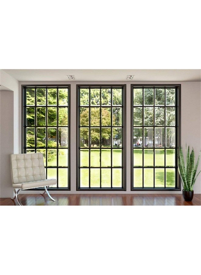 CSFOTO - 5X3Ft Polyester Window Backdrops For Photography Video Backdrops Background Home Office Background Meeting Office Zoom Background Office Backdrop For Video Conference Living Room Backdrop - Image 1